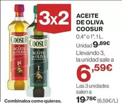 Oferta de Coosur - Aceite De Oliva por 9,89€ en Supercor