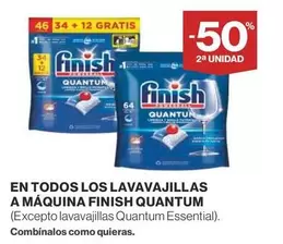 Oferta de Finish - En Todos Los Lavavajillas A Maquina Quantum en Supercor