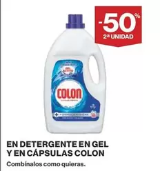 Oferta de Colon - En Detergente En Gel Y En Cápsulas en Supercor