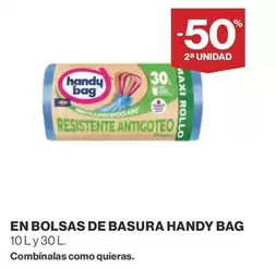 Oferta de Handy Bag - En Bolsas De Basura en Supercor