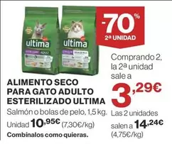 Oferta de Affinity - Alimento Seco Para Gato Adulto Esterilizado Ultima por 10,95€ en Supercor