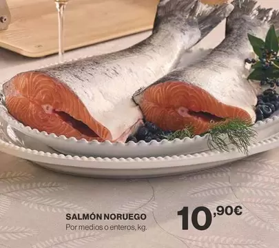 Oferta de Salmón Noruego por 10,9€ en Supercor