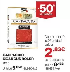 Oferta de Roler - Carpaccio De Angus por 5,65€ en Supercor