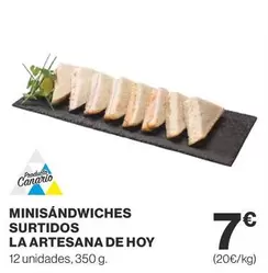 Oferta de Minisandwiches Surtidos por 7€ en Supercor