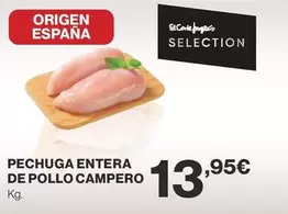 Oferta de Origen - Pechuga Entera De Pollo Campero por 13,95€ en Supercor