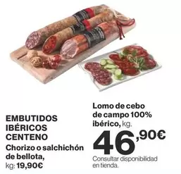 Oferta de Bellota - Embutidos Ibéricos por 46,9€ en Supercor