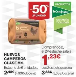 Oferta de Camperos - Huevos Camperos Clase M/l por 2,45€ en Supercor