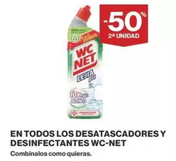 Oferta de WC Net - En Todos Los Desatascadores Y Desinfectantes en Supercor