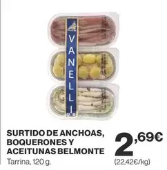 Oferta de Surtido De Anchoas, Boquerones Y Aceitunas por 2,69€ en Supercor Exprés