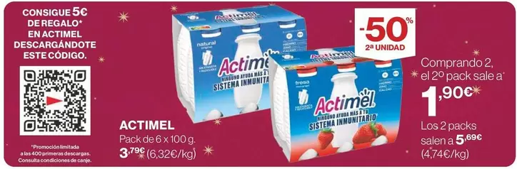 Oferta de Danone - Actimel por 3,79€ en Supercor Exprés