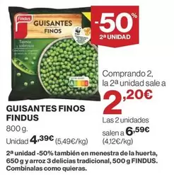 Oferta de Findus - Guisantes Finos por 4,39€ en Supercor Exprés