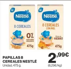 Oferta de Nestlé - Papillas 8 Cereales por 2,99€ en Supercor Exprés