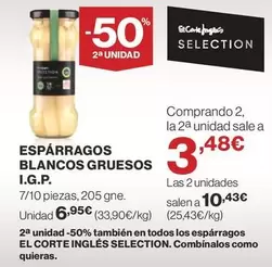 Oferta de Esparragos Blancos Gruesos I.G.P. por 6,95€ en Supercor Exprés