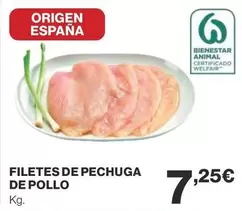 Oferta de Filetes De Pechuga De Pollo por 7,25€ en Supercor Exprés