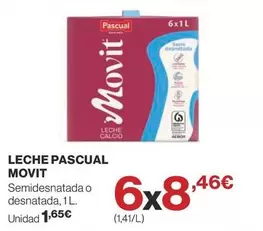 Oferta de Pascual - Leche  Movit por 1,65€ en Supercor Exprés