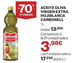 Oferta de Carbonell - Aceite Oliva Virgen Extra Hojiblanca por 13,25€ en Supercor Exprés