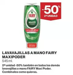 Oferta de Fairy - Lavavajillas A Mano Maxipoder en Supercor Exprés