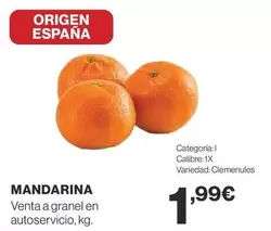 Oferta de Mandarina por 1,99€ en Supercor Exprés