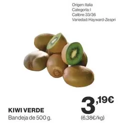 Oferta de Kiwi Verde por 3,19€ en Supercor Exprés