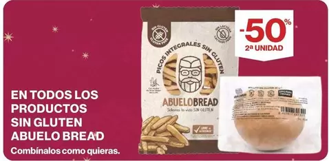 Oferta de Abuelo Bread - En Todos Los Productos Sin Gluten en Supercor Exprés