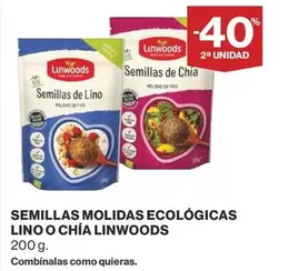 Oferta de Linwoods - Semillas Molidas Ecologicas Lino O Chia en Supercor Exprés