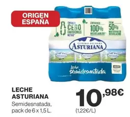 Oferta de Central Lechera Asturiana - Leche por 10,98€ en Supercor Exprés