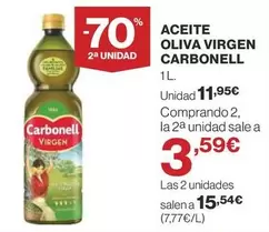 Oferta de Carbonell - Aceite Oliva Virgen por 11,95€ en Supercor Exprés