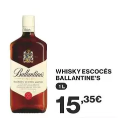 Oferta de Ballantine's - Whisky Escoces por 15,35€ en Supercor Exprés