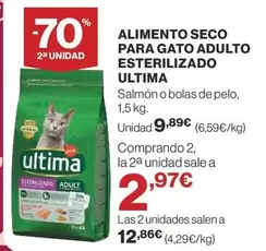 Oferta de Ultima - Alimento Seco Para Gato Adulto Esterilizado por 9,89€ en Supercor Exprés