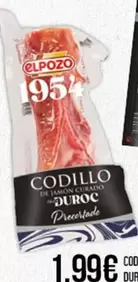 Oferta de Elpozo - Codillo De Jamon Duroc por 1,99€ en Claudio