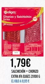 Oferta de Ifa Eliges - Salchichon + Chorizo Extra por 1,79€ en Claudio