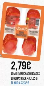 Oferta de Boadas - Embuchado  Lonchas por 2,79€ en Claudio