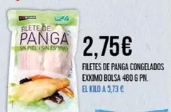 Oferta de Exkimo - Filetes De Panga Congelados por 2,75€ en Claudio