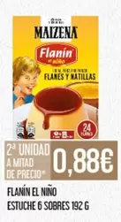 Oferta de Maizena - Flanin El Niño Estuche 6 Sobres por 0,88€ en Claudio