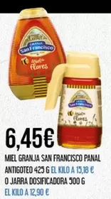 Oferta de Flores - Miel Granja San Francisco por 6,45€ en Claudio