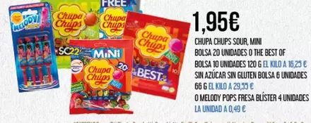 Oferta de Purina - Chip Chups Sour Mini por 1,95€ en Claudio