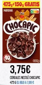 Oferta de Nestlé - Cereales Chocapic por 3,75€ en Claudio