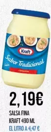 Oferta de Kraft - Salsa Fina por 2,19€ en Claudio