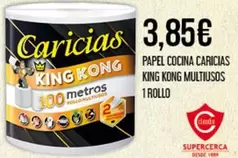 Oferta de Caricias - Papel Cocina  King Kong Multiusos por 3,85€ en Claudio