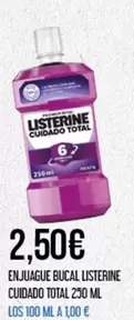 Oferta de Listerine - Enjuague Bucal por 2,5€ en Claudio