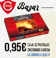 Oferta de Carcoa - Caja 32 Pastillas Encendido por 0,95€ en Claudio