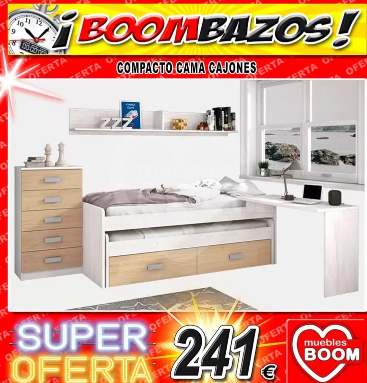 Oferta de Bombazon por 241€ en Muebles Boom