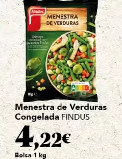 Oferta de Findus - Menestra De Verduras Congelada por 4,22€ en Gadis