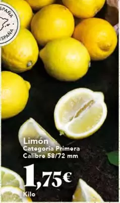 Oferta de Primor - Limón por 1,75€ en Gadis