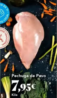 Oferta de Pavo - Pechuga De por 7,95€ en Gadis