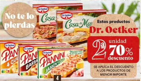 Oferta de Dr Oetker - Estos Productos en Gadis