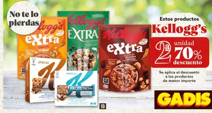 Oferta de Kellogg's - Estos Productos en Gadis