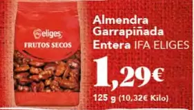 Oferta de Ifa Eliges - Almendra Garrapinada Entera por 1,29€ en Gadis