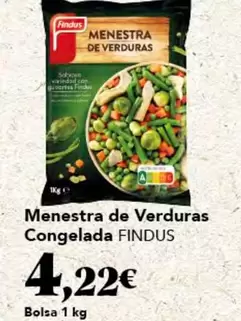 Oferta de Findus - Menestra De Verduras Congelada por 4,22€ en Gadis