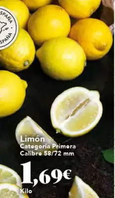 Oferta de Primor - Limón por 1,69€ en Gadis